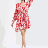 Mirrai Printed Dress