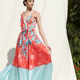 Wrap Panelled Dress With Belt Details