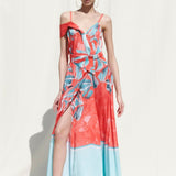 Wrap Panelled Dress With Belt Details