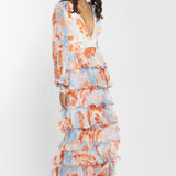 Ivory Tiered Maxi Dress