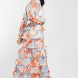 Ivory Tiered Maxi Dress