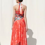 Draped Off Shoulder Dress