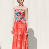 Draped Off Shoulder Dress