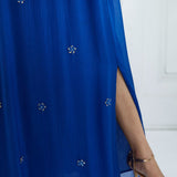 Royal Blue Embellished Dress