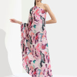 Azalea Printed One Off Shoulder Kaftan