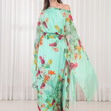 Dahlia Bouquet Kaftan Dress