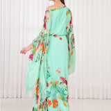 Dahlia Bouquet Kaftan Dress