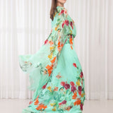 Dahlia Bouquet Kaftan Dress