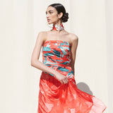 Draped Off Shoulder Dress