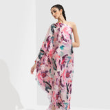 Azalea Printed One Off Shoulder Kaftan