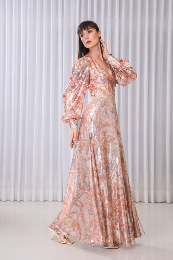 Willow sequins maxi dress