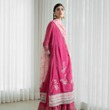Kurta And Sharara Paired Printed Dupatta