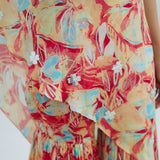 One Shoulder Printed Top With Sharara