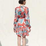 Shirt Collar Short Dress