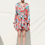 Shirt Collar Short Dress