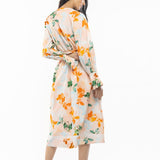 Cotton Poplin Printed Shirt Dress