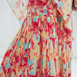 One Shoulder Printed Top With Sharara