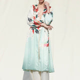 Jacket With A Satin Palazzo