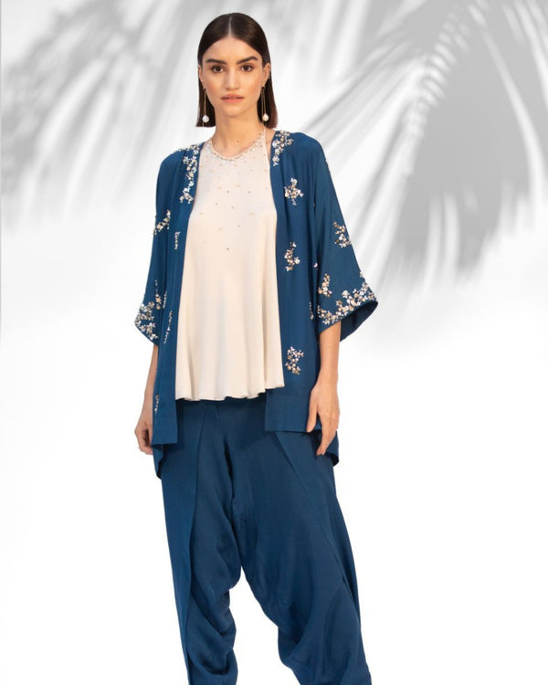 Saphire Blue Kimono Set