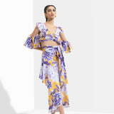 Sumire Butterfly Bustier With Wrap Skirt