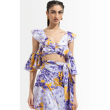 Sumire Butterfly Bustier With Wrap Skirt