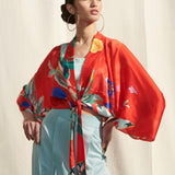 Tropical Kaftan Top & Pants Set