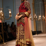 Crimson Majesty Anarkali Set