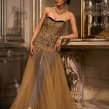 Golden Dusk Gown