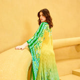 Vacay Nu Yellow Ombre Kaftan
