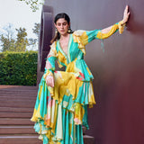 Turquoise Eucalyptus Layer Dress