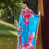 Blue Azure Bloom Kaftan
