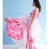 Fuchsia Orchid One Shoulder Jumpsuit