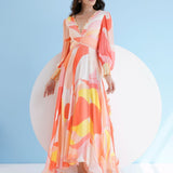 Peach Golden Ratio Maxi Dress