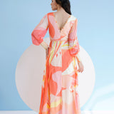Peach Golden Ratio Maxi Dress