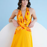 Yellow Orchid Maxi Dress