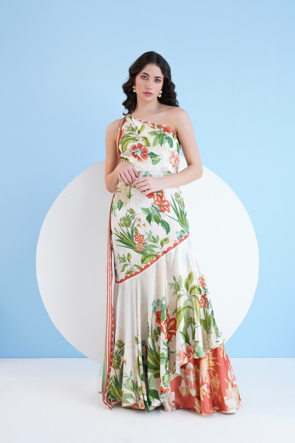 Exotic Lily Tiered Maxi Dress