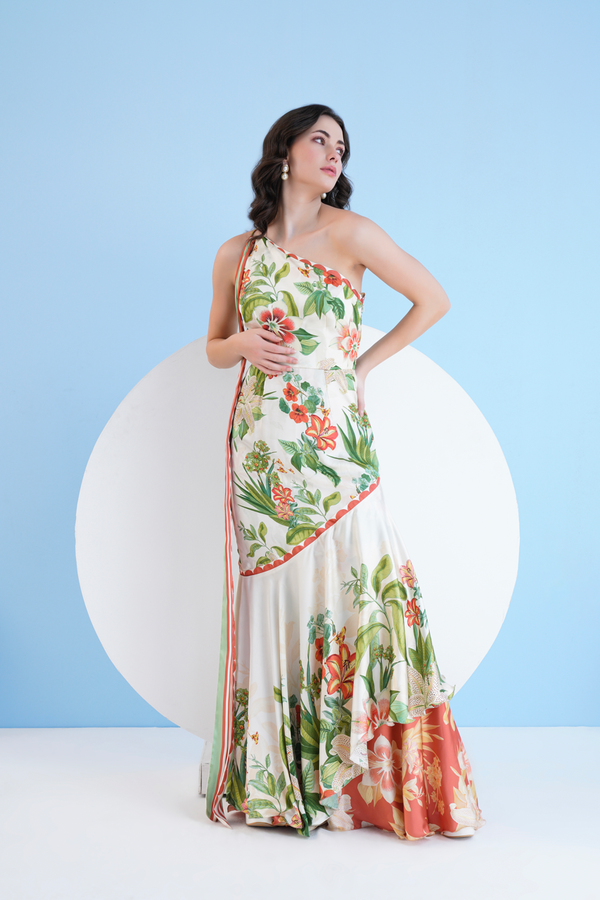 Exotic Lily Tiered Maxi Dress
