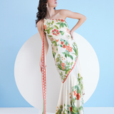 Exotic Lily Tiered Maxi Dress