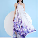 Lilac Bauhinia Kaftan Dress