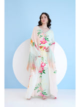 Tropical Mist Kaftan dress