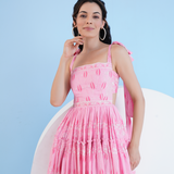 Ice Fly Gathered Mini Dress