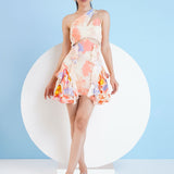 Pastoral Mist Mini Dress
