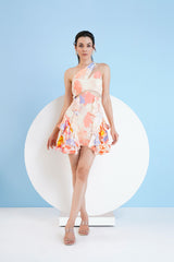 Pastoral Mist Mini Dress