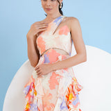 Pastoral Mist Mini Dress