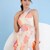 Pastoral Mist Mini Dress