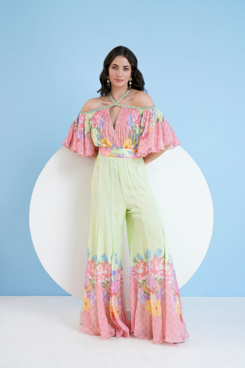 Meridian Flared Jumpsuit