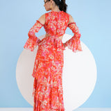 Dark Orchid Tiered Maxi Dress