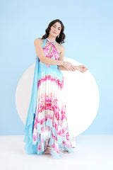 Pink Dune Asymmetric Dress