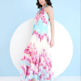Pink Dune Asymmetric Dress