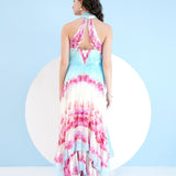 Pink Dune Asymmetric Dress